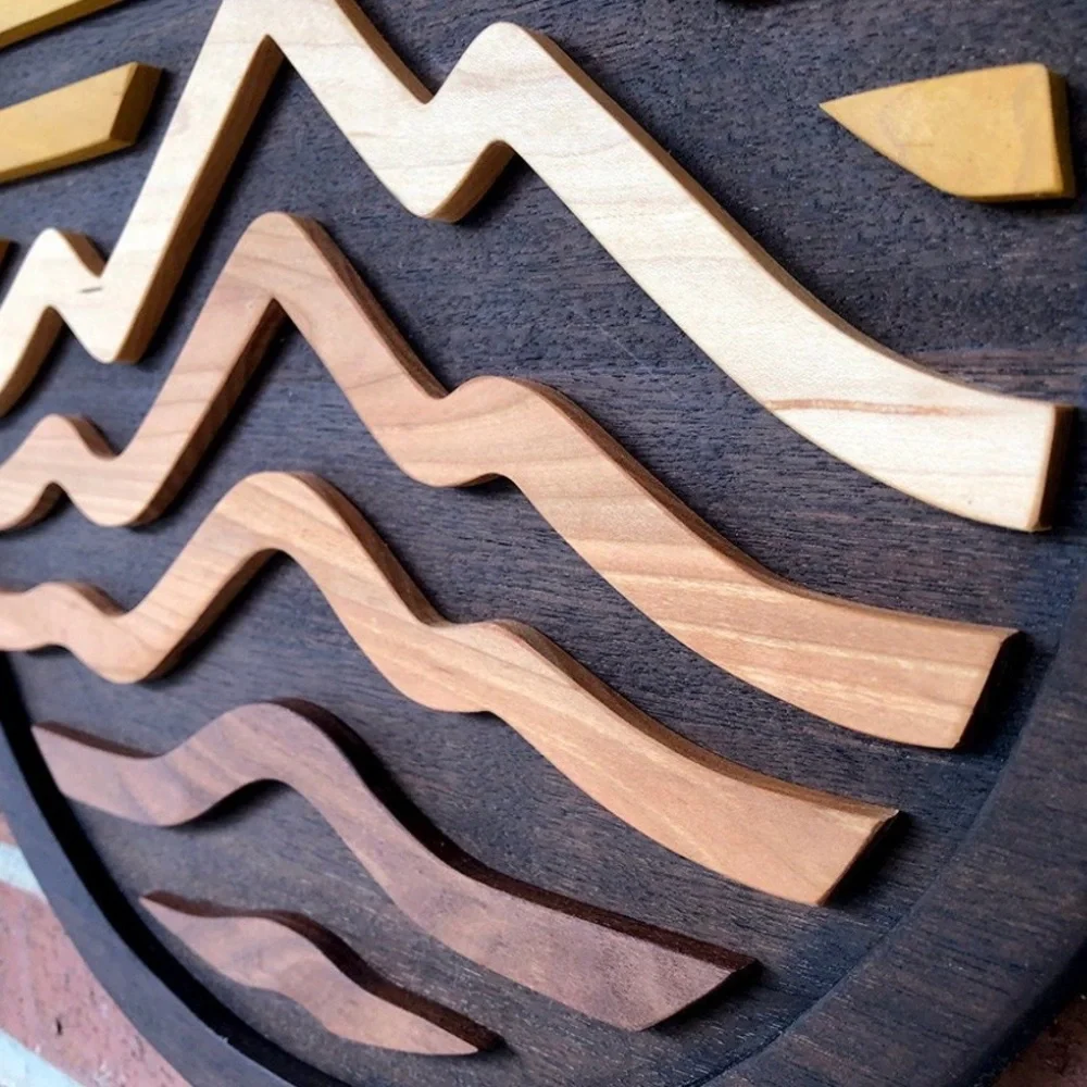 NEW Wood Mountain Wall Sign